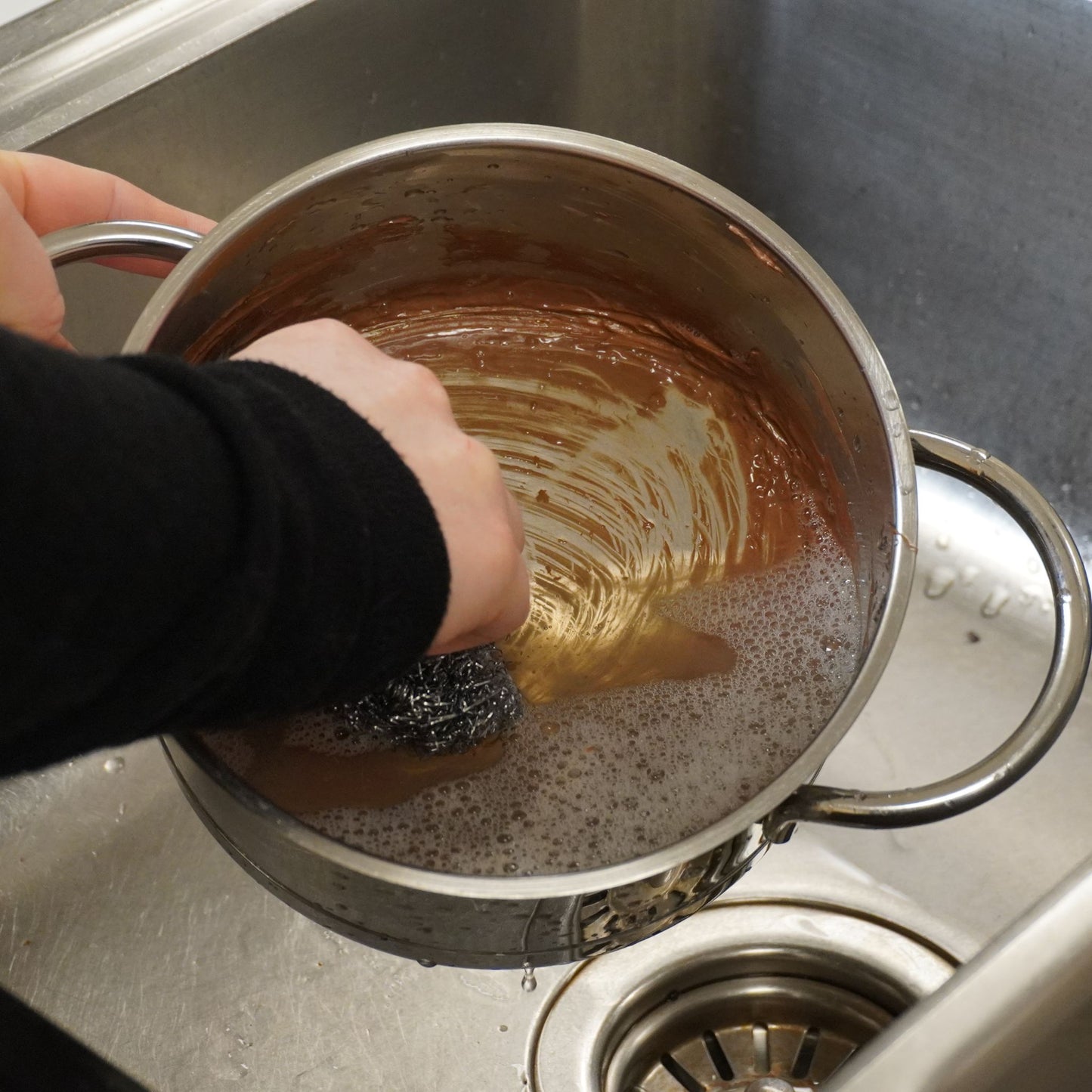 Fibra metálica para limpieza (paquete de 5)