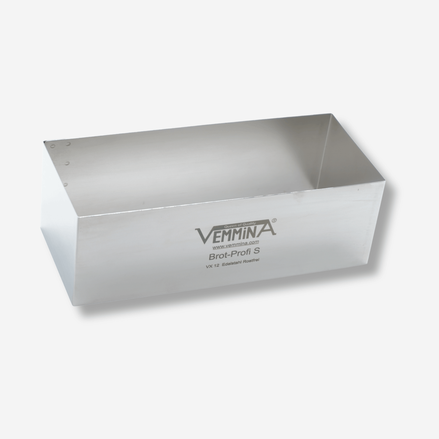 Brot-Profi S Brotform aus rostfreiem Edelstahl mit stabiler Bauweise für perfektes Brotbacken.
