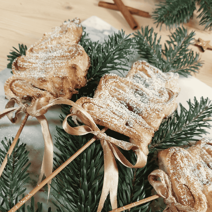 Blätterteig Tannenbäumchen
