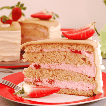 Erdbeer Cremetorte