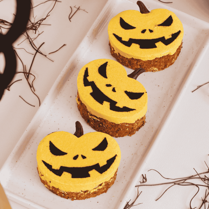 Gruselige Kürbisküchlein