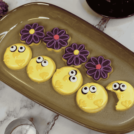 Mürbeteigplätzchen mit Oster Icing