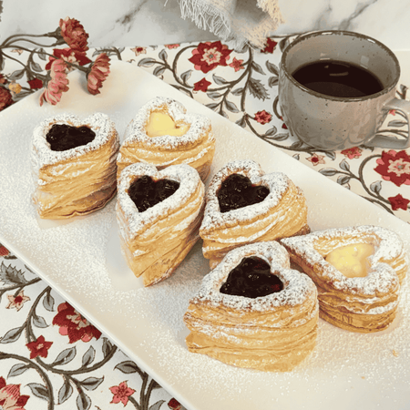 Preiselbeer Vanille-Pastetchen