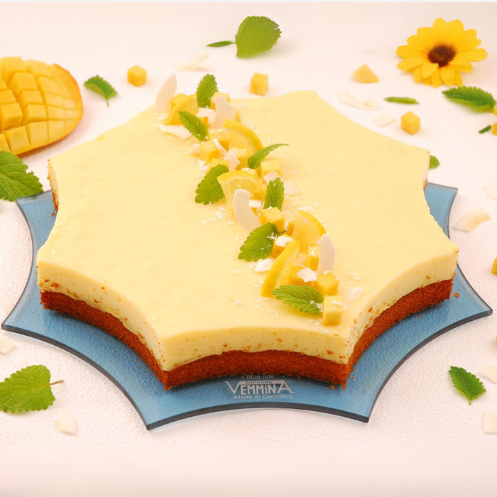 Buttermilch Mango Torte