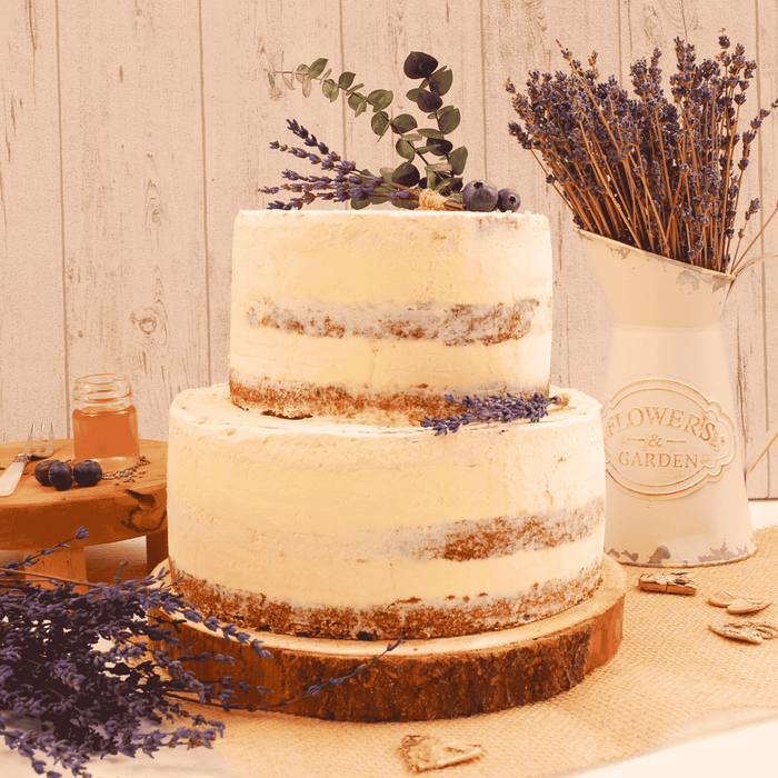 Heidelbeer Lavendel Torte
