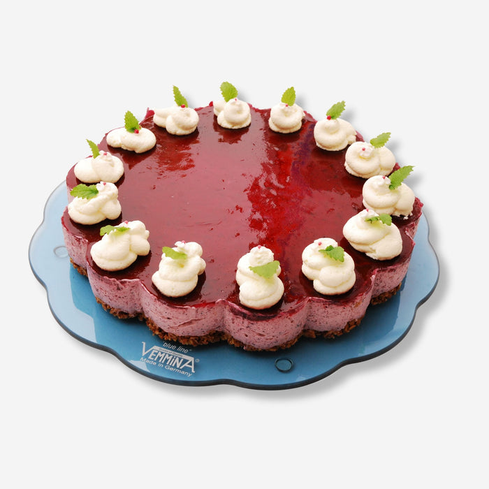 Heidelbeersahne mit Knusperboden