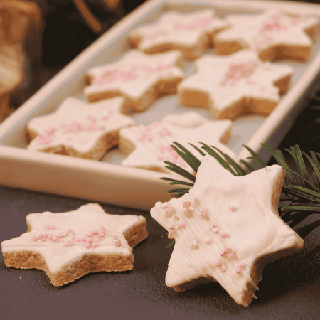 Zimtsterne mit Mandelgrieß