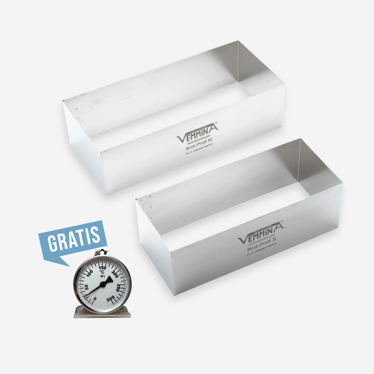 Brot-Profi S + Brot-Profi M  + 1x Backofen Thermometer gratis