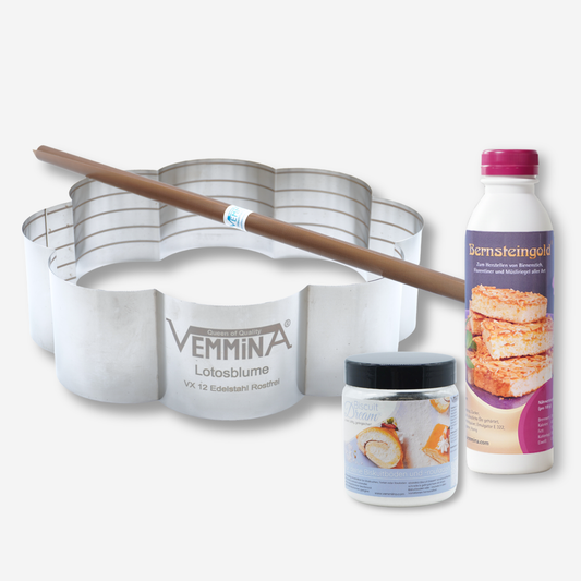 Lotosblume + Dauerbackunterlage + Entdecker-Set