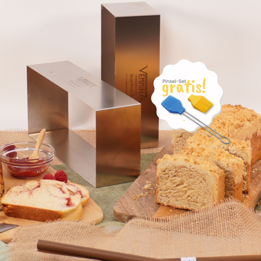 Brot-Set + 1 Pinsel Set blau gelb gratis