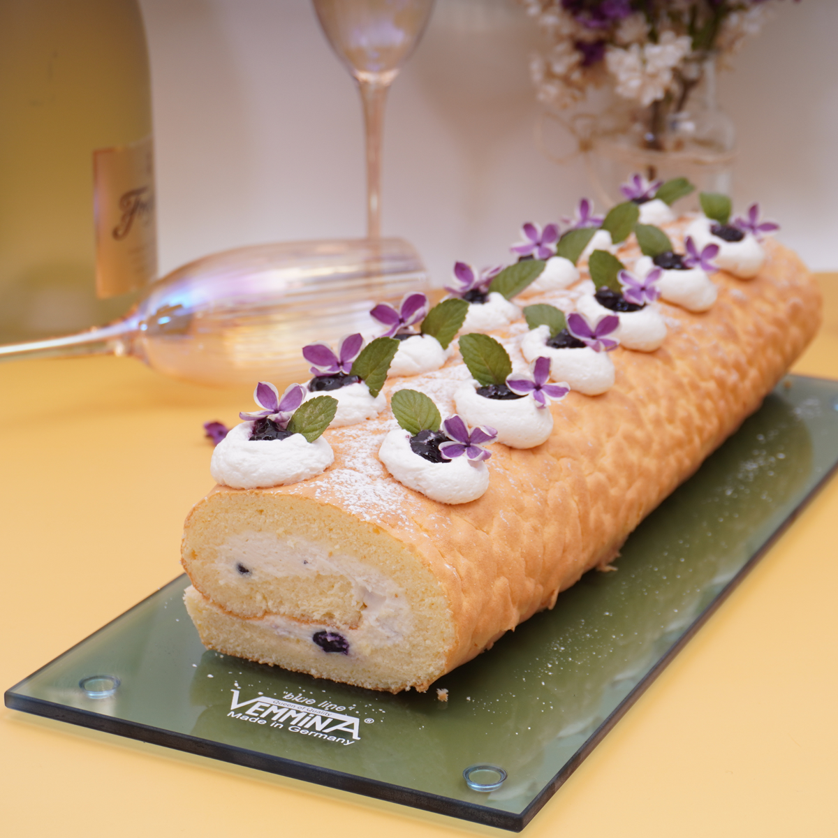 Schmale Kuchenplatte - 40 x 17 cm | Tortenplatte