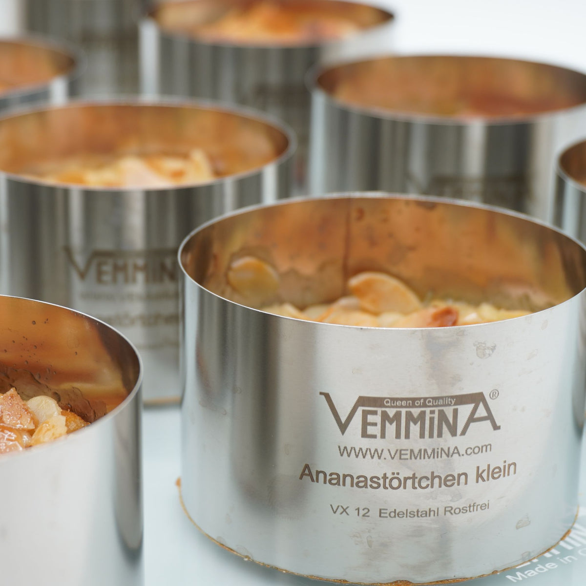 Backform Dessert klein Ananastörtchen (12er Pack) – VEMMiNA