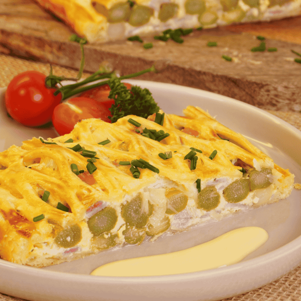 "Blätterteig-Spargel-Strudel"