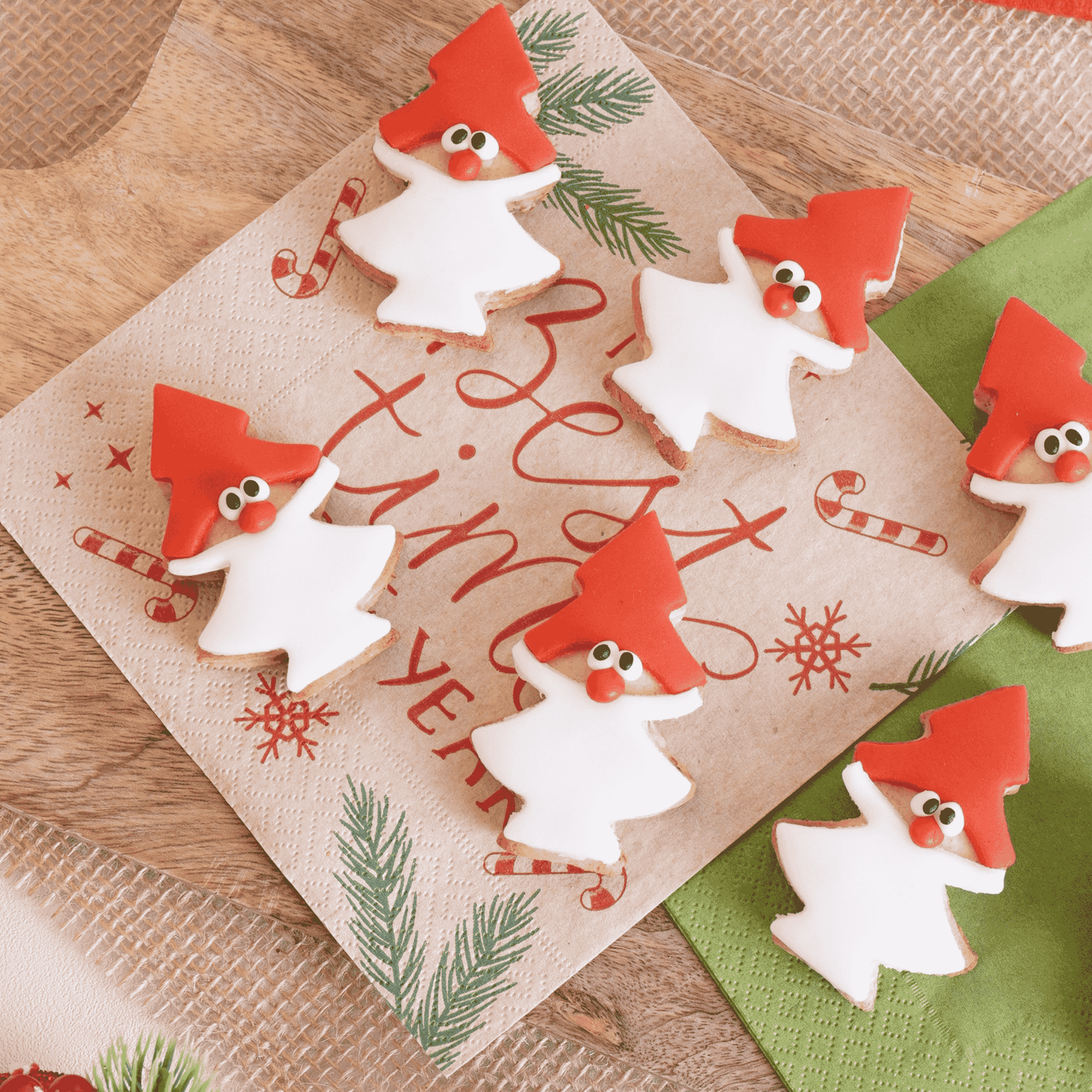 Kit cortadores de galletas navideño (4 piezas)