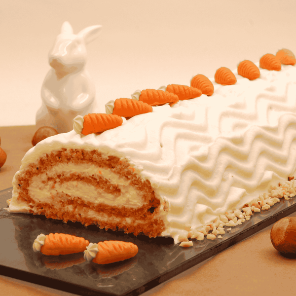 "Möhren-Biskuitrolle"